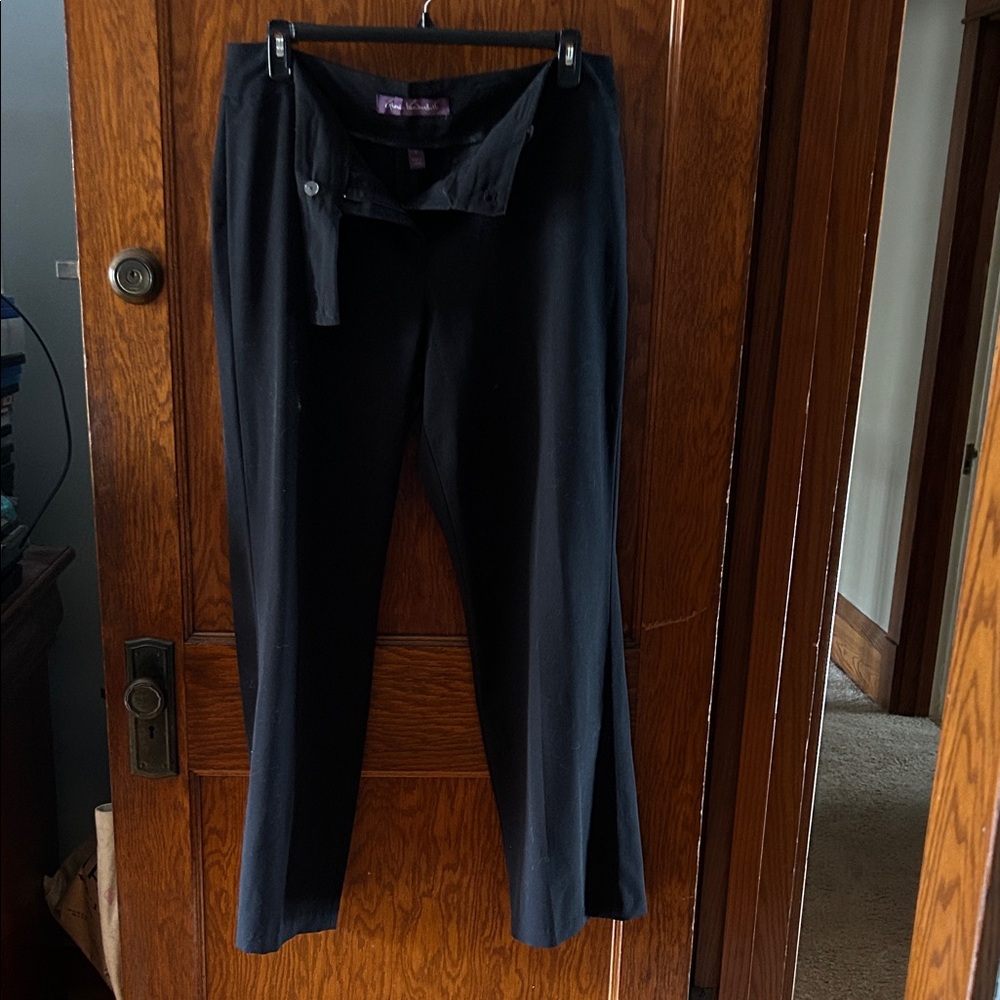 Gloria Vanderbilt Black Dress Slacks
